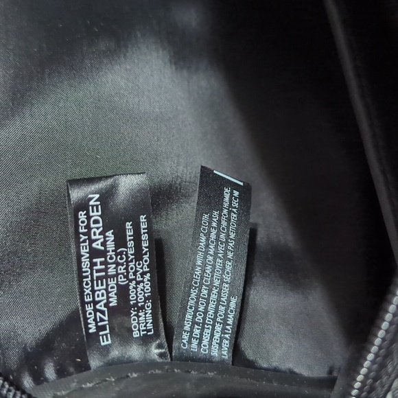 NWOT Elizabeth Arden Black Travel Bag - Picture 8 of 9